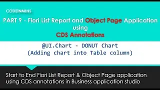 PART 10 - CDS Annotations to create Fiori Application using Business Application Studio