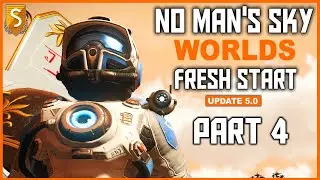 🔴 No Man's Sky - WORLDS - FIRST S CLASS EXOTIC SHIP - Fresh Save Part 4 - WORLDS UPDATE 2024