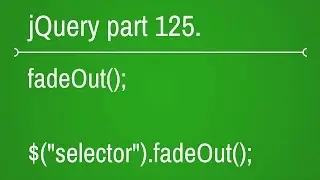 jquery fadeOut function - part 125