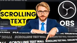 The SECRET to SMOOTH SCROLLING TEXT in OBS (Easy Guide) (2025)