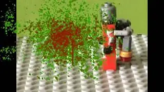 Лего анимация:тест дедшотa/LEGO animation:the test of deadshot