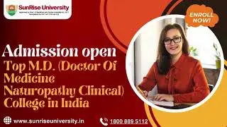 Admission Open for✔👩‍🎓 M.D. (Doctor Of Medicine Naturopathy Clinical)