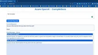 Chat GPT Clone   Python Flask, Azure Open AI, HTML, JavaScript, Bootstrap 5 x