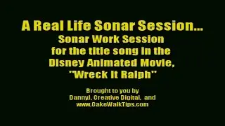 Disney Film Wreck It Ralph Theme Song Cakewalk Sonar Vocal Recording Session Part1