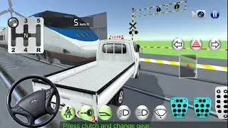 White Truck VS Bullet Train - 3D Driving Class Gameplay #2