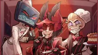 Alastor's EVIL LOVE TRIANGLE!! (Funny Hazbin Hotel Comic Dub Compilation 7)