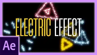 Electric Effect Animation (No Plugins) | Motion Graphics | After Effects