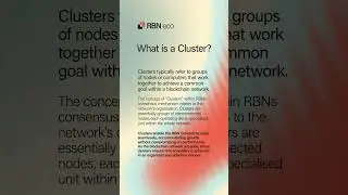 What is a Cluster?