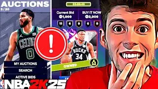 2K COULD BE FOOLING US ALL SAYING THE AUCTION HOUSE IS BACK IN NBA 2K25 MyTEAM...