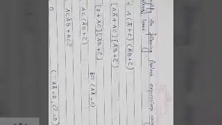 Examples of Boolean Expressions using Boolean laws