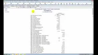 Trial Balance 1 Quickbooks