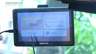 KKMOON 7inch HD Touch Screen Car Portable GPS Navigator  Car Entertainment System with Free Map