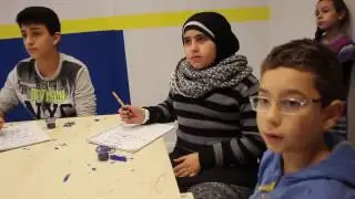 المؤسسة الألمانية للتربية الإسلامية ببوخوم: دروس الخط الكوفي للأطفال المبتدئين