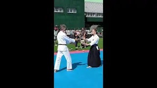 Выступление айкидо. Долгопрудный. День физкультурника. #айкидо #aikido #кенсинкан