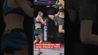Rose Namajunas And Israel Adesanya TKO’s (UFC4) Short