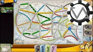 Ticket To Ride played with only voice commands, via VoiceAttack