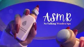 ASMR • Sleepiest Wooden Spa “On You” (No Talking) Real Product Application | Layered Sounds