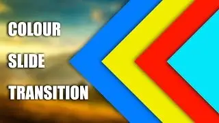 Colour Slide Transition Effect Tutorial In 3 Minutes - Adobe After Effects Tutorial