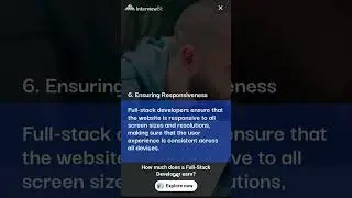 What are Full Stack Developer Role and Responsibilities