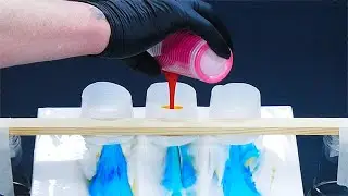 The Flow Painting Construction - Fluid art Painting