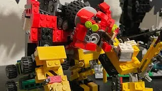 Transformers Lego Devastator mini size