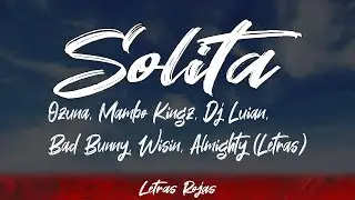 Ozuna, Mambo Kingz, Dj Luian, Bad Bunny, Wisin, Almighty - Solita (Lyrics/Letra) | 