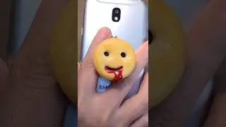 피 흘리는 스마일 감자튀김 그립톡 3D펜으로 만들기 / How to make Smile Potato Griptok with 3D pen