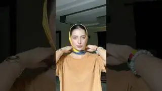 Trending makeup | zero makeup look | scarf styling | daily makeup routine | tauba tauba shining look