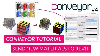 Conveyor V4 Tutorial - Transferring Basic Material Settings from Rhino to Revit