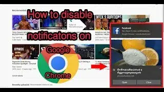 how to remove or disable notifications on google chrome