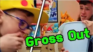 Trick OR Trade Pokemon Card Challenge! PUKE WARNING ⚠️ 🤢
