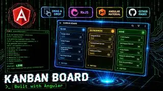 Kanban Board App | Angular 21 + Drag & Drop + GitHub Pages | Full Project Demo
