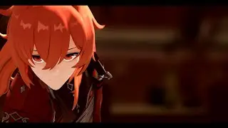 [MMD Genshin Impact ] Papaoutai