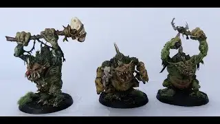 Making three more Games Workshop Age Of Sigmar Fellwater Troggoth's