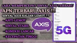 APN AXIS TERBARU DAN TERCEPAT 2021 | SUPPORT ALL TKP