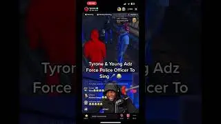 Young adz forces a police officer to sing GTA rp😂