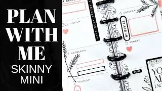 PLAN WITH ME | Skinny Mini Happy Planner | Modern Farmhouse