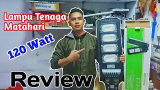 REVIEW || Setting LAMPU TENAGA SURYA - Solar Light IP65 || Rekomendasi Lampu Solar Cell