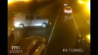 Raw Van with Ladders Spinout in Minnesota