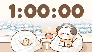 60 Minute Timer 🐱 1 Hr Study Timer for Classroom Focus