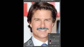 Create Facial Hair | Photoshop Tutorial #shorts