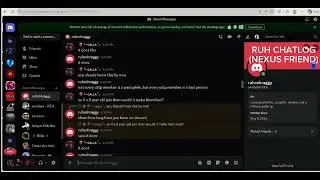 Full Chat logs with RUGROHRAGGY