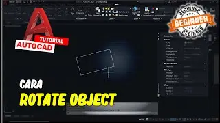 AutoCAD Cara Rotate