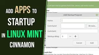 Add programs to startup in Linux Mint 22 Cinnamon (iniciate programs when pc boots)
