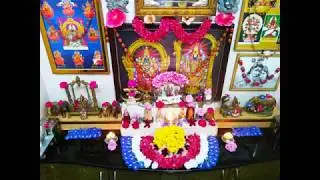 Pooja Room tour / Organisation with flowers from our Garden by my mother