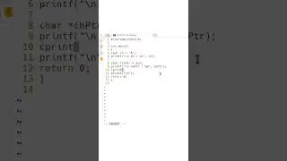 #35 Learn C Programming : char pointer #cprogramming #shorts