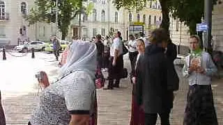 Православный крест в небе над Киевом!