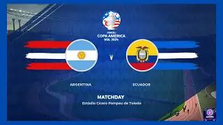 PES 2021   scoredboard  Copa América 2024😎 PES JUANDRSGAMING
