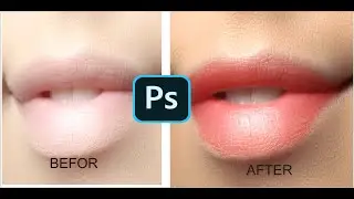 How to retouch lips in adobe Photoshop | zenex studio's | photography