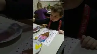 Відеоогляд  з урока Малювання.